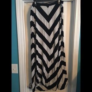 Lauren Conrad Chevron Maxi Skirt
